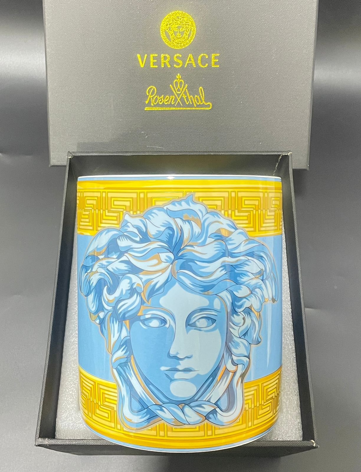 Versace cylinder vase - Image 2 of 5